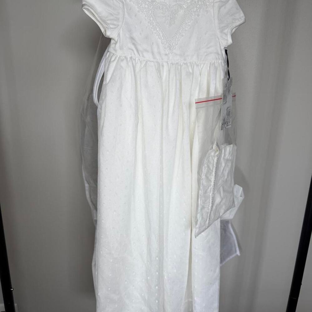 NEW! Mia & Mimi by Pippa & Julie White Baby Dress 6-9M